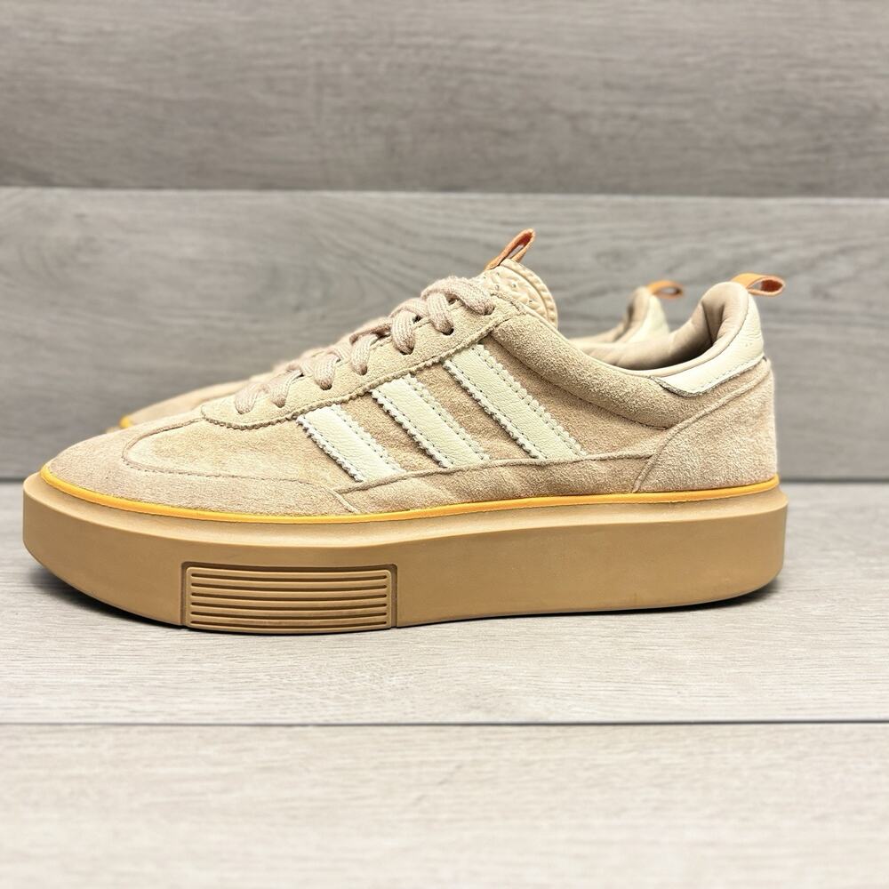 Adidas Super Sleek 72 Platform Sneakers Ash/Pearl/Gum GX5165 Women’s Size 7.5 - Picture 5 of 11